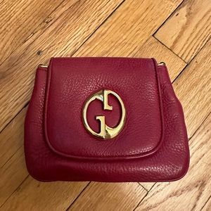 Gucci 1973 Red Shoulder Bag, Small with chain strap